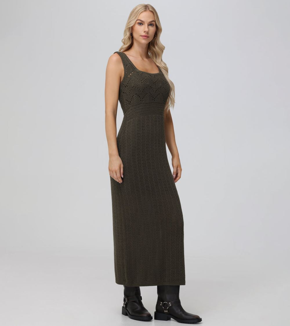 Women's Frye Open Stitch Maxi Sweater Dress - Open Stitch Maxi Sweater Dress