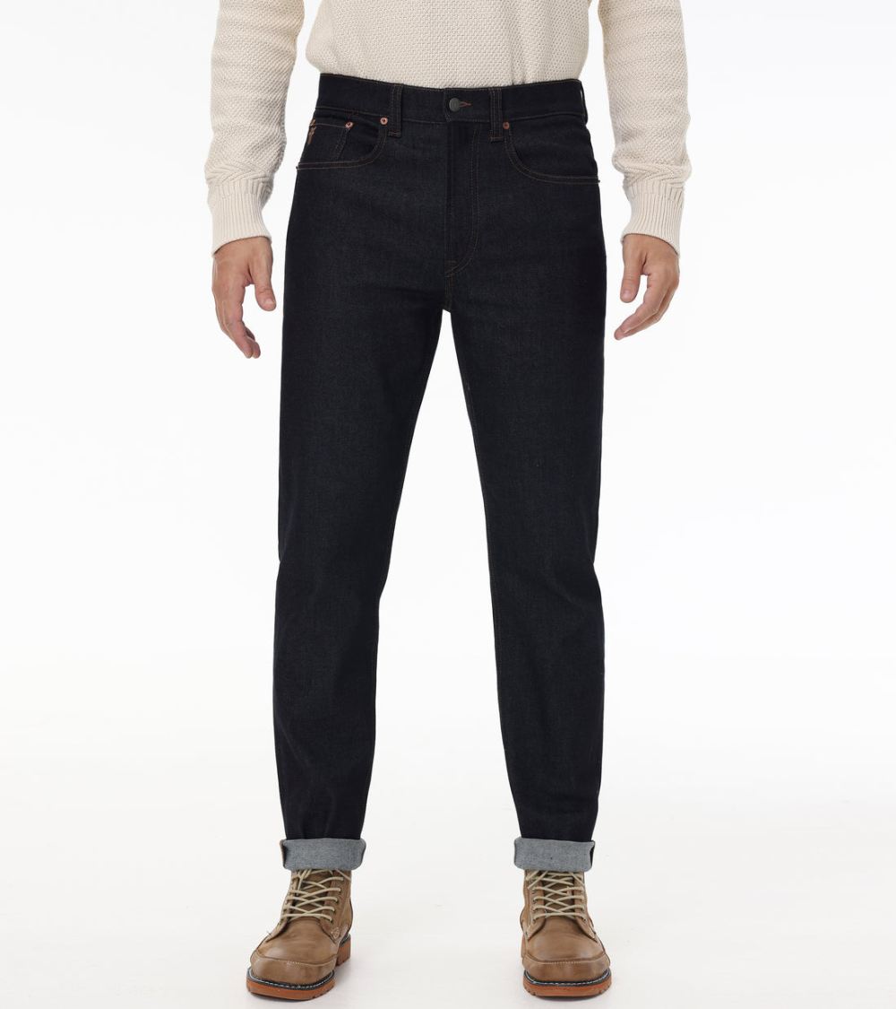 Men's Frye Straight Slim Jeans In Raw Indigo - Straight Slim Jeans In Raw Indigo