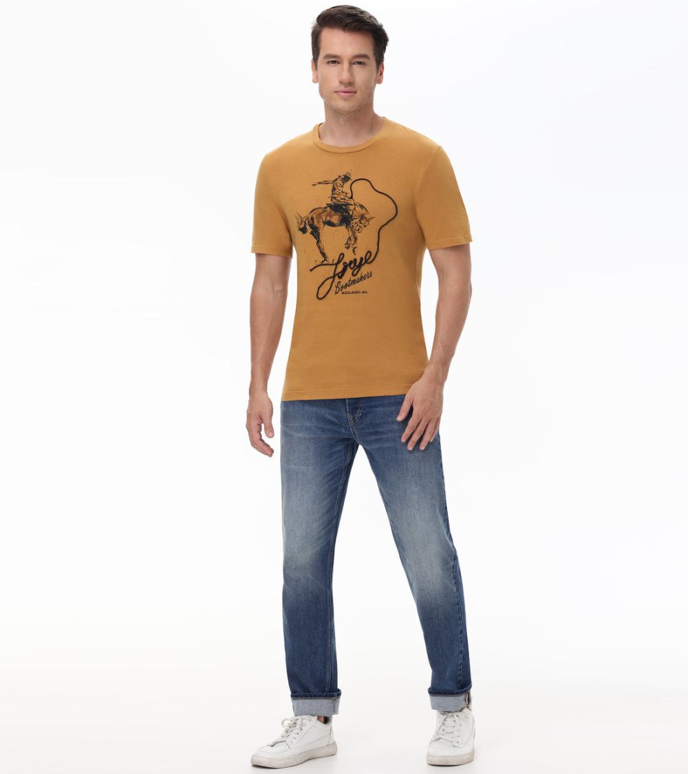 Men's Frye Classic-Fit Crewneck Graphic Tee - Classic-Fit Crewneck Graphic Tee