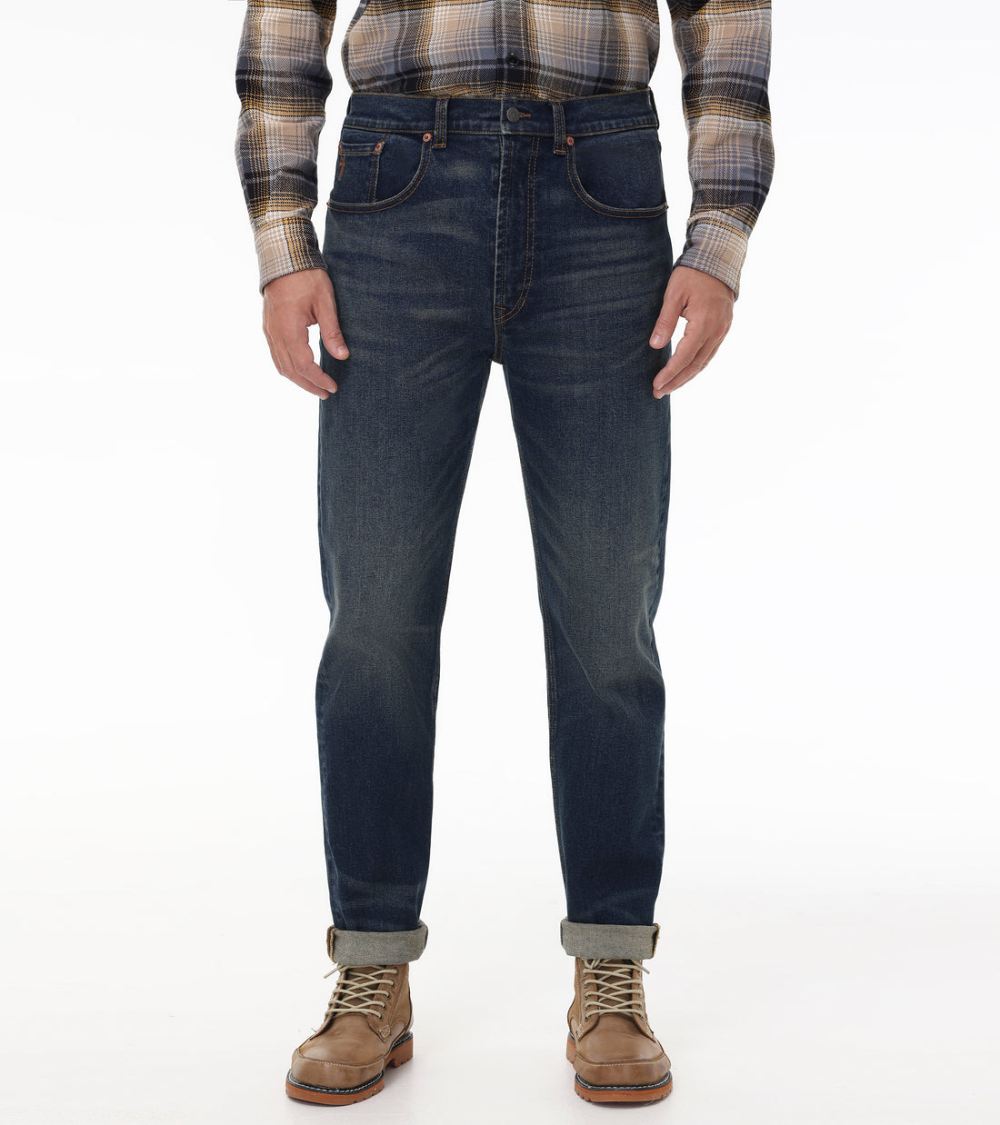 Men's Frye Straight Slim Jeans In Austin Wash - Straight Slim Jeans In Austin Wash