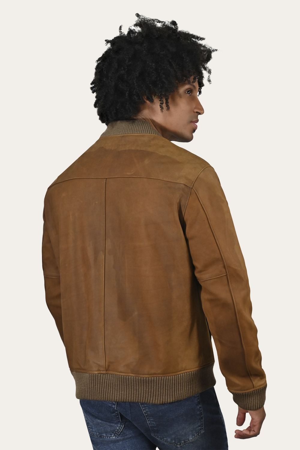 Men's Frye Classic Leather Bomber Jacket - Classic Leather Bomber Jacket