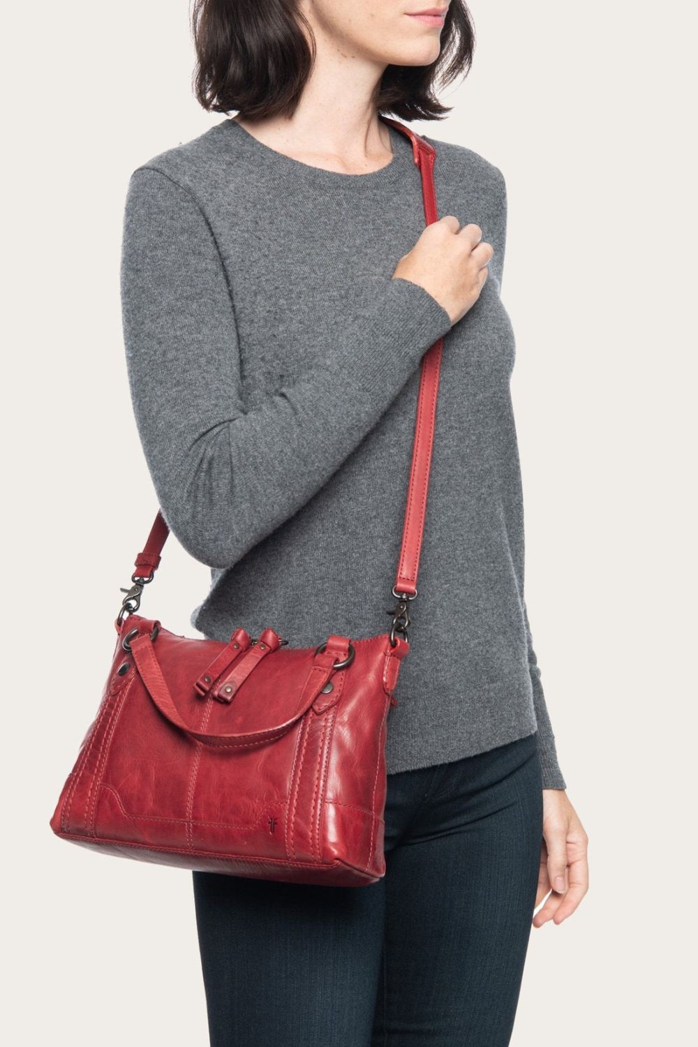 Women's Frye Melissa Medium Crossbody - Red