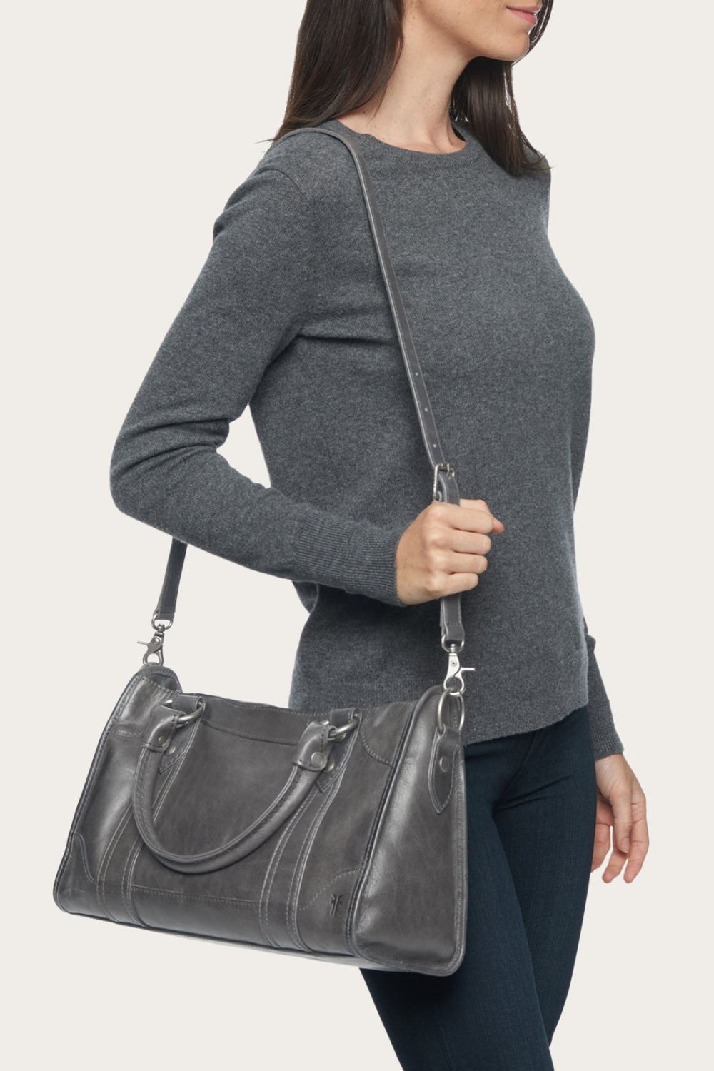 Women's Frye Melissa Satchel - Carbon