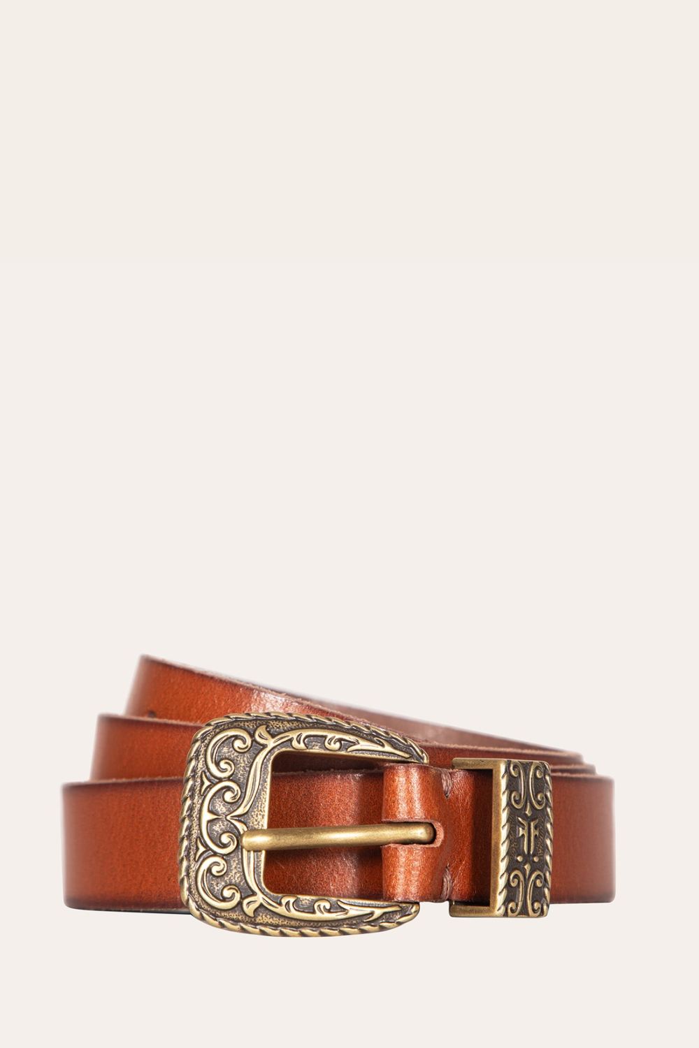 Women's Frye 25MM Logo Western Belt - 25MM Logo Western Belt