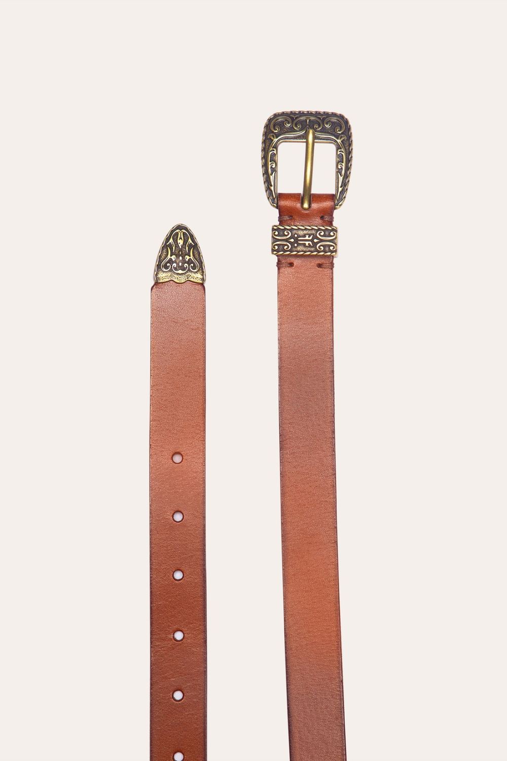 Women's Frye 25MM Logo Western Belt - 25MM Logo Western Belt