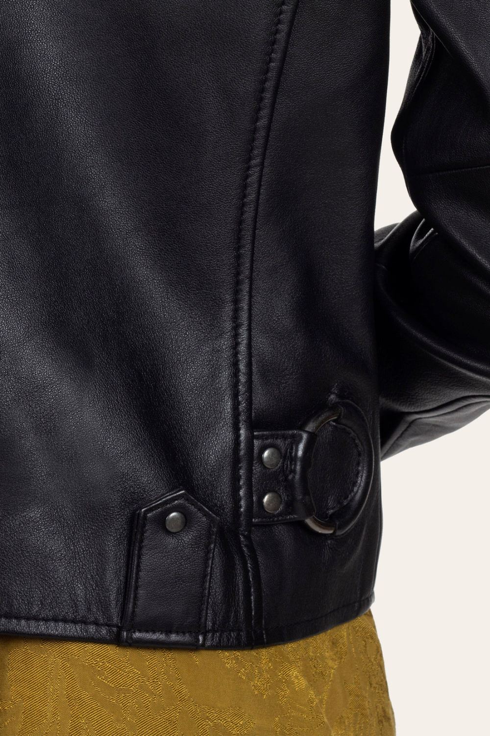 Women's Frye Black Biker Jacket - Women's Frye Black Biker Jacket
