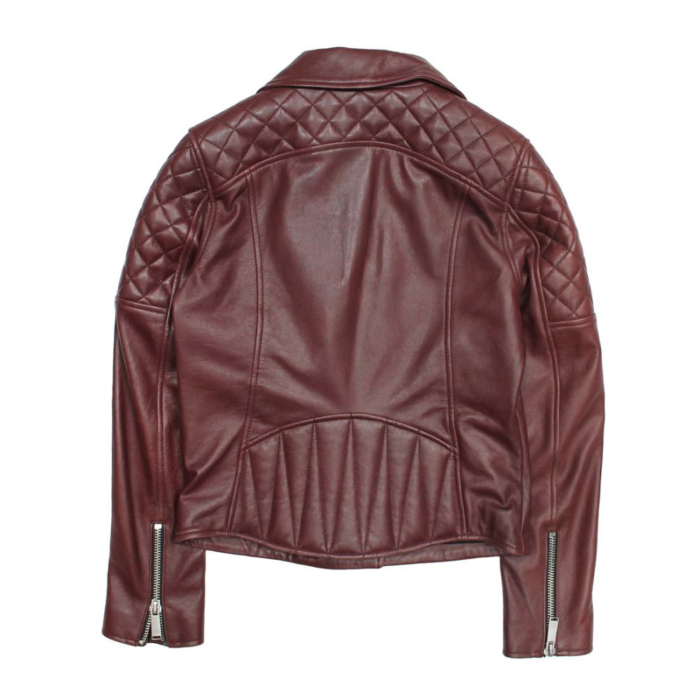 Women's Frye Oxblood Biker Jacket - Women's Frye Oxblood Biker Jacket